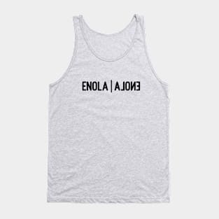 Enola Alone, black Tank Top